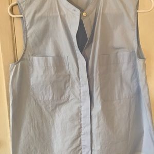 Vince cotton blue blouse